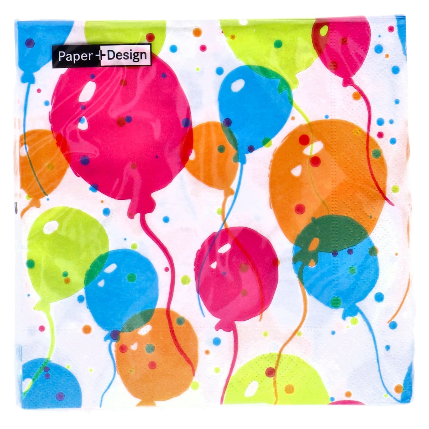 Servetten Splash Balloons 33x33 Cm 1 Servetten Splash Balloons 33x33 Cm