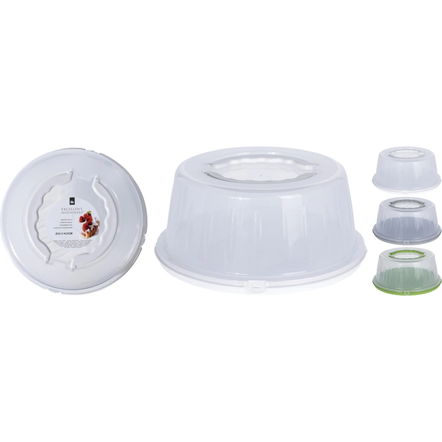 Excellent Houseware Taartdoos Ø33 Cm 3 Assorti 5 Excellent Houseware Taartdoos Ø33 Cm 3 Assorti - Afbeelding 5