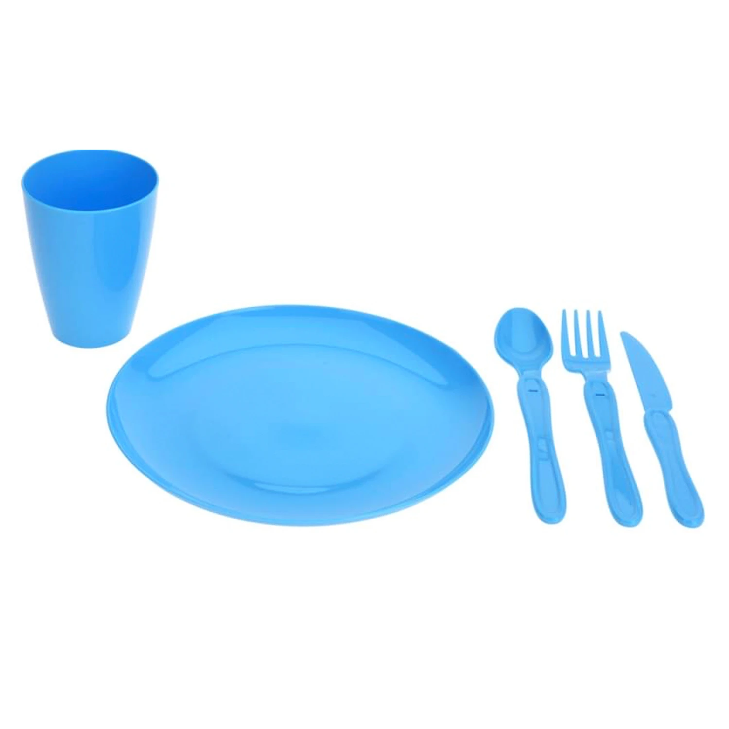 Merkloos Picknick Set 31 Delig Plastic 3 Assorti Kleuren 2 Merkloos Picknick Set 31 Delig Plastic 3 Assorti Kleuren - Afbeelding 2