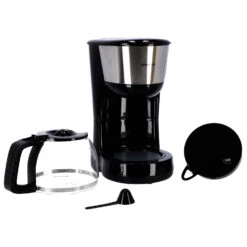 Inventum Koffiezetter 1.25l Zwart/rvs 10 Kopjes -Home-Keuken 101 0855 3 1