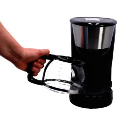 Inventum Koffiezetter 1.25l Zwart/rvs 10 Kopjes -Home-Keuken 101 0855 5 1