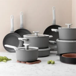 Berghoff Leo Braadpan 26 Cm Met Deksel Lange En Korte Handgreep -Home-Keuken 101 0857 5 1