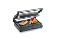 Severin Compacte Multigrill 800W Grijs MetallicKG 2394 8 Severin Compacte Multigrill 800W Grijs MetallicKG 2394 -Home-Keuken 101 2394 4 1