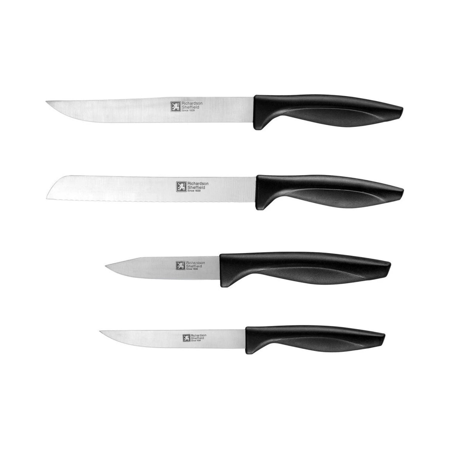 Richardson Sheffield Houten Messenblok Met 5 Messen 2 Richardson Sheffield Houten Messenblok Met 5 Messen - Afbeelding 2