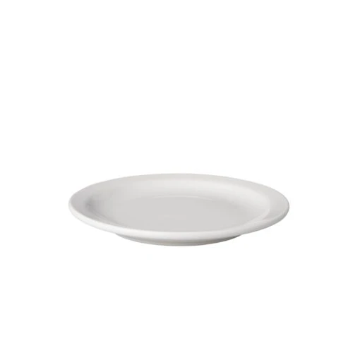 Bord 16 Cm Porcelein, Os Wit
