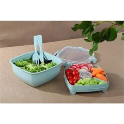 Sistema Renew Saladebak Meervaks 1.1 L Blauw -Home-Keuken 101 3567 8 1