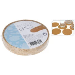 Excellent Houseware Glasonderzetter Kurk 6 Stuks Ø10 X 3 Mm 7 Excellent Houseware Glasonderzetter Kurk 6 Stuks Ø10 X 3 Mm -Home-Keuken 101 4000 4 1