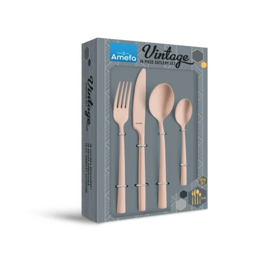 Amefa Austin Vintage Bestekset Koper 16-delig