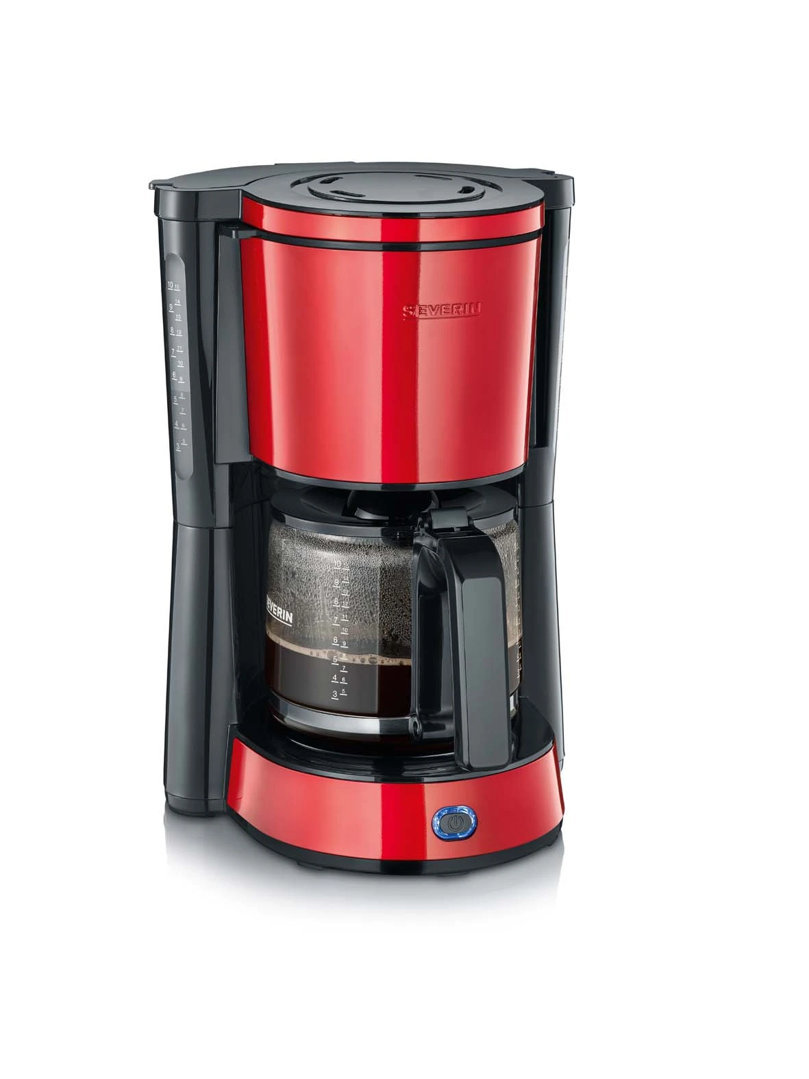 Severin Koffiezetapparaat 1000W Rood KA 4817 1 Severin Koffiezetapparaat 1000W Rood KA 4817
