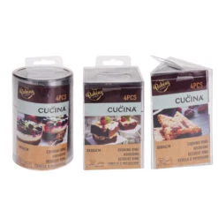 Merkloos Bakringen Set Van 4 3 Assorti Vormen 9 Merkloos Bakringen Set Van 4 3 Assorti Vormen -Home-Keuken 101 5517 4