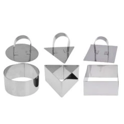 Merkloos Bakringen Set Van 4 3 Assorti Vormen 8 Merkloos Bakringen Set Van 4 3 Assorti Vormen -Home-Keuken 101 5517 5