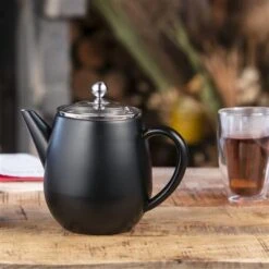 Bredemeijer Theepot 1,1L Duet Eva Mat Zwart 9 Bredemeijer Theepot 1,1L Duet Eva Mat Zwart -Home-Keuken 101 5861 5 1