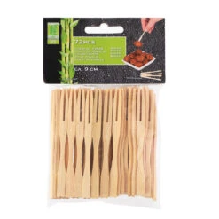 Eco-Import Bamboo Cocktailvorkjes 72 Stuks