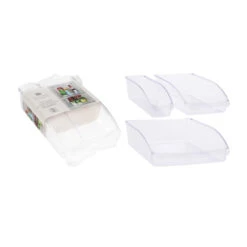 Excellent Houseware Koelkast Opbergbakken 3-delig -Home-Keuken 101 6503 3 1 1