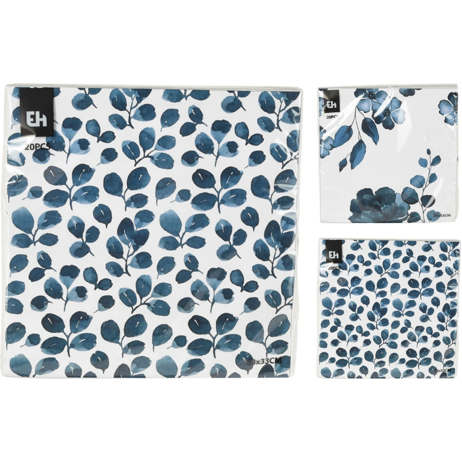 Excellent Houseware Servetten 33 X 33 Cm 20 Stuks Assorti 3 Excellent Houseware Servetten 33 X 33 Cm 20 Stuks Assorti - Afbeelding 3