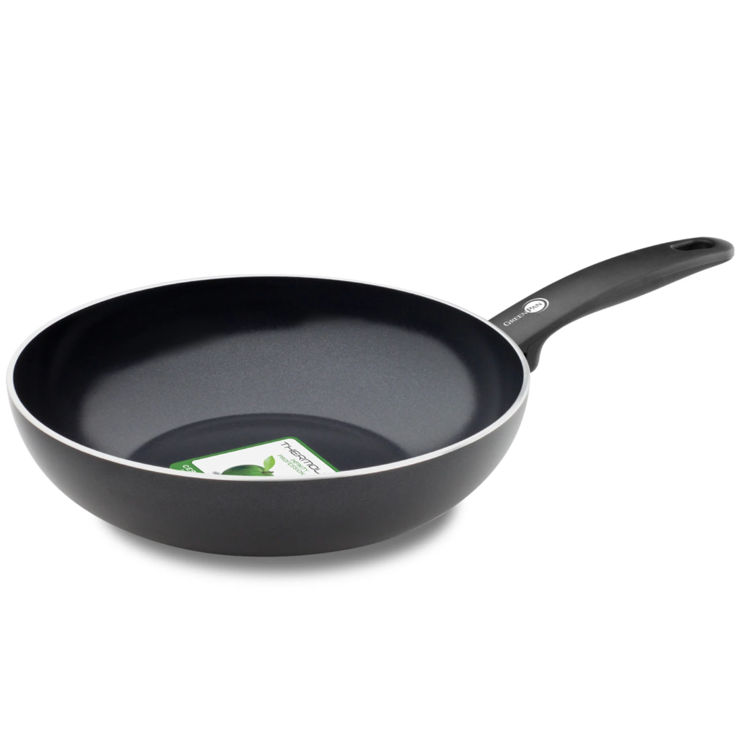 GreenPan Cambridge Black Wokpan Ø28 Cm (voor Alle Warmtebronnen) 1 GreenPan Cambridge Black Wokpan Ø28 Cm (voor Alle Warmtebronnen)
