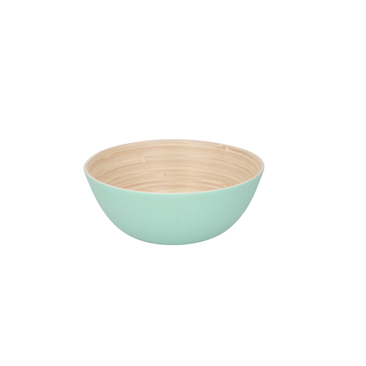 Merkloos Bamboe Schaal Ø17 X 7 Cm 4 Assorti 2 Merkloos Bamboe Schaal Ø17 X 7 Cm 4 Assorti - Afbeelding 2