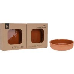 Excellent Houseware Tapasschalen Terracotta 2 Stuks 5 Excellent Houseware Tapasschalen Terracotta 2 Stuks -Home-Keuken 102 0030 3 1