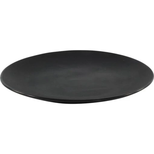 Bord 27cm Mat Zwart