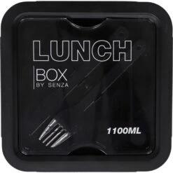 Senza Lunch Box 1100 Ml Tarwestro Zwart -Home-Keuken 102 4460 5 1