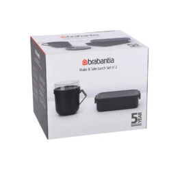 Brabantia Make En Take Lunchset 2 Delig Dark Grey