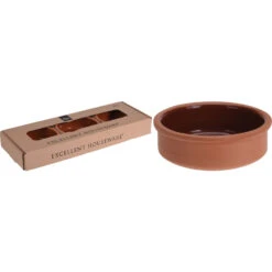 Excellent Houseware Tapasschalen Terracotta3 Stuks -Home-Keuken 102 8083 3 1