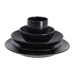Merkloos Bord Diep 21,5 Cm Black Moon -Home-Keuken 105 3562 3 1