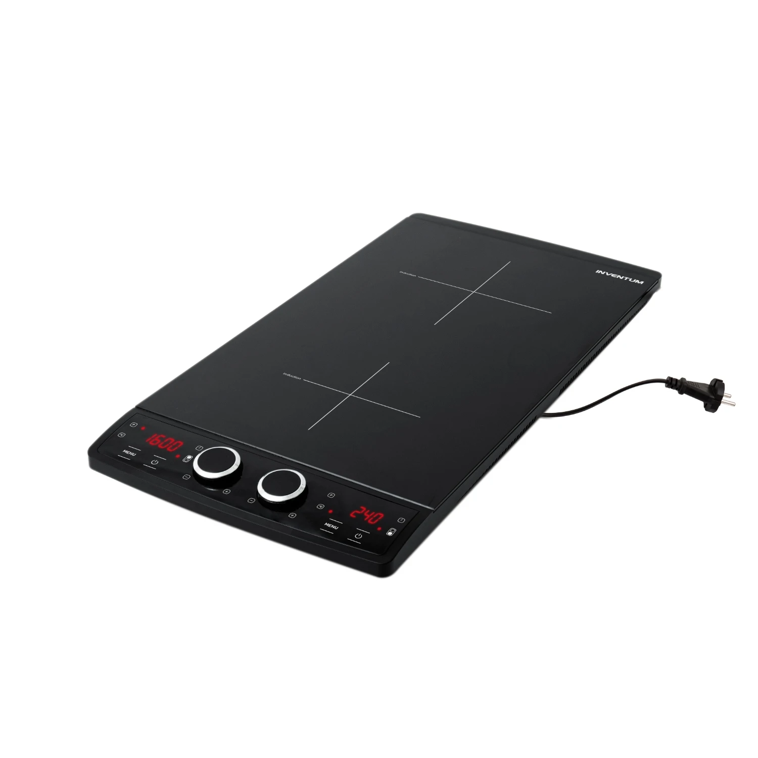 Inventum Inductiekookplaat, 30 Cm, Zwart 1 Fase 1 Inventum Inductiekookplaat, 30 Cm, Zwart 1 Fase