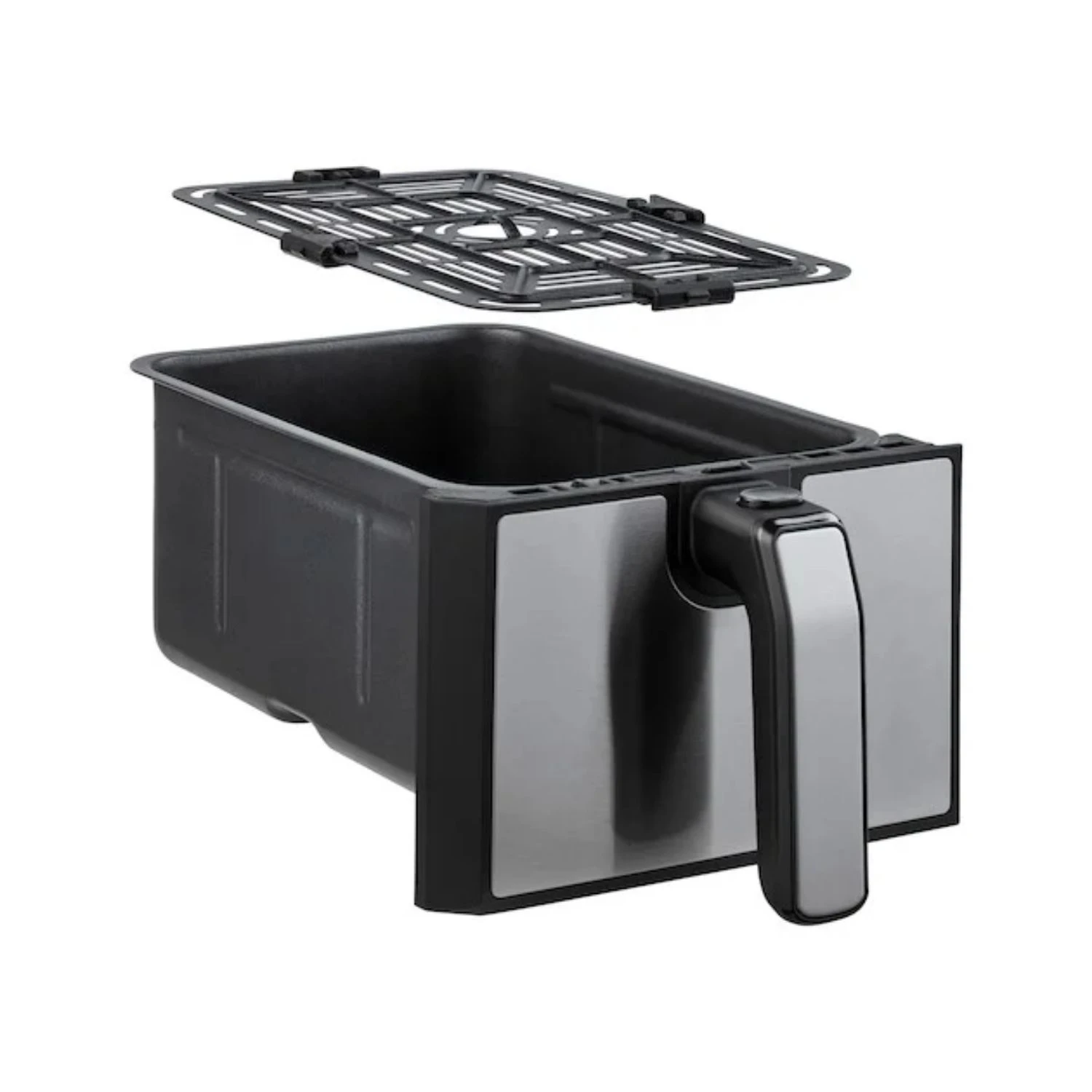 Inventum Hetelucht Friteuse Dubbel 2x 4 L Rvs/ Zwart 1700W 4 Inventum Hetelucht Friteuse Dubbel 2x 4 L Rvs/ Zwart 1700W - Afbeelding 4