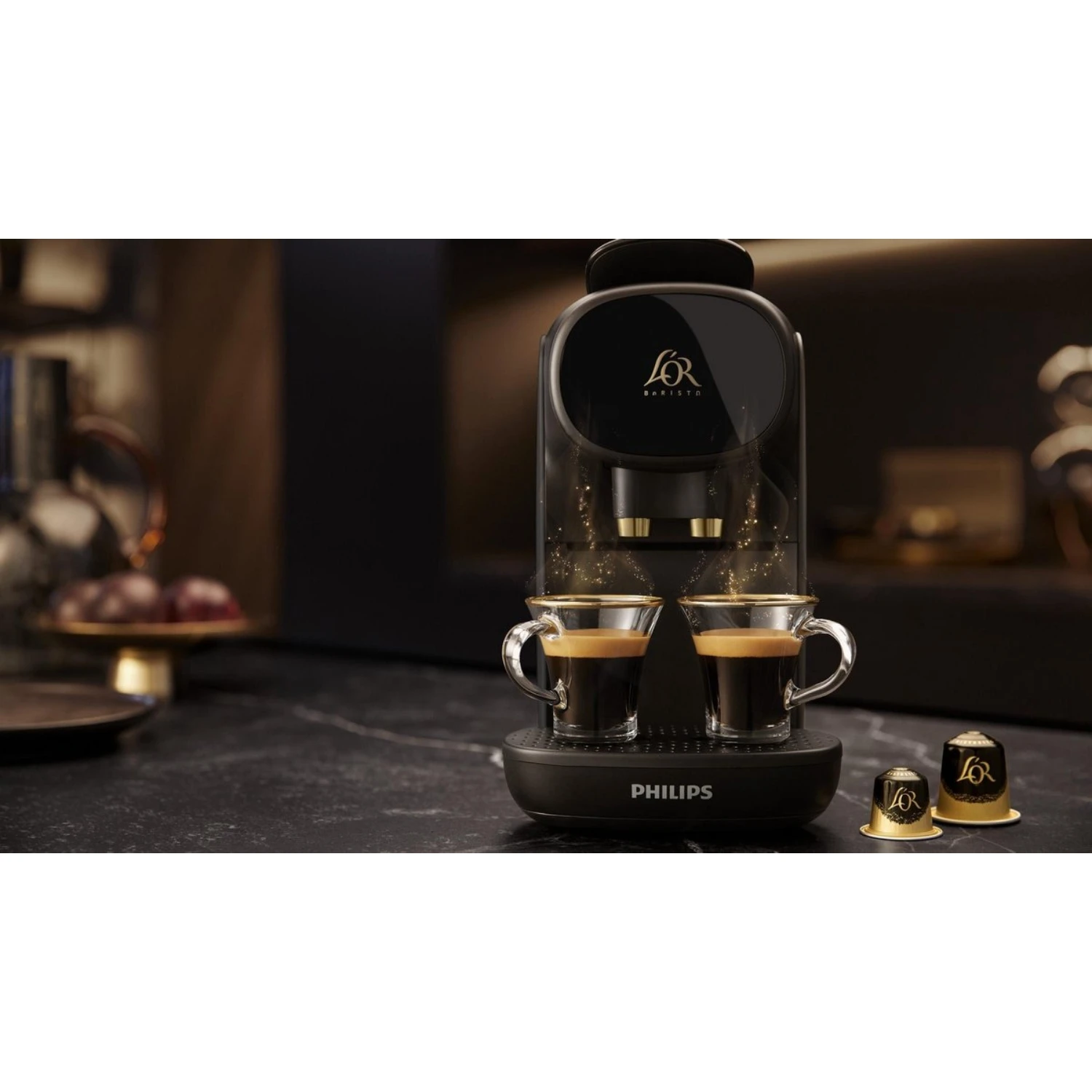 Philips Koffiecupmachine LM9012/60L'OR Barista Sublime Zwart 4 Philips Koffiecupmachine LM9012/60L'OR Barista Sublime Zwart - Afbeelding 4