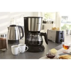 Philips Koffiezetapparaat HD7462/20 Daily Zwart/zilver -Home-Keuken 212 3996 7 1