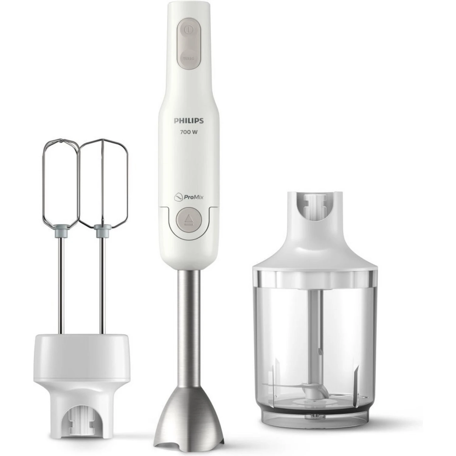 Philips Staafmixer HR2546/00 ProMix Met XL -fijnsnijder En Dubbele Klopper 1 Philips Staafmixer HR2546/00 ProMix Met XL -fijnsnijder En Dubbele Klopper