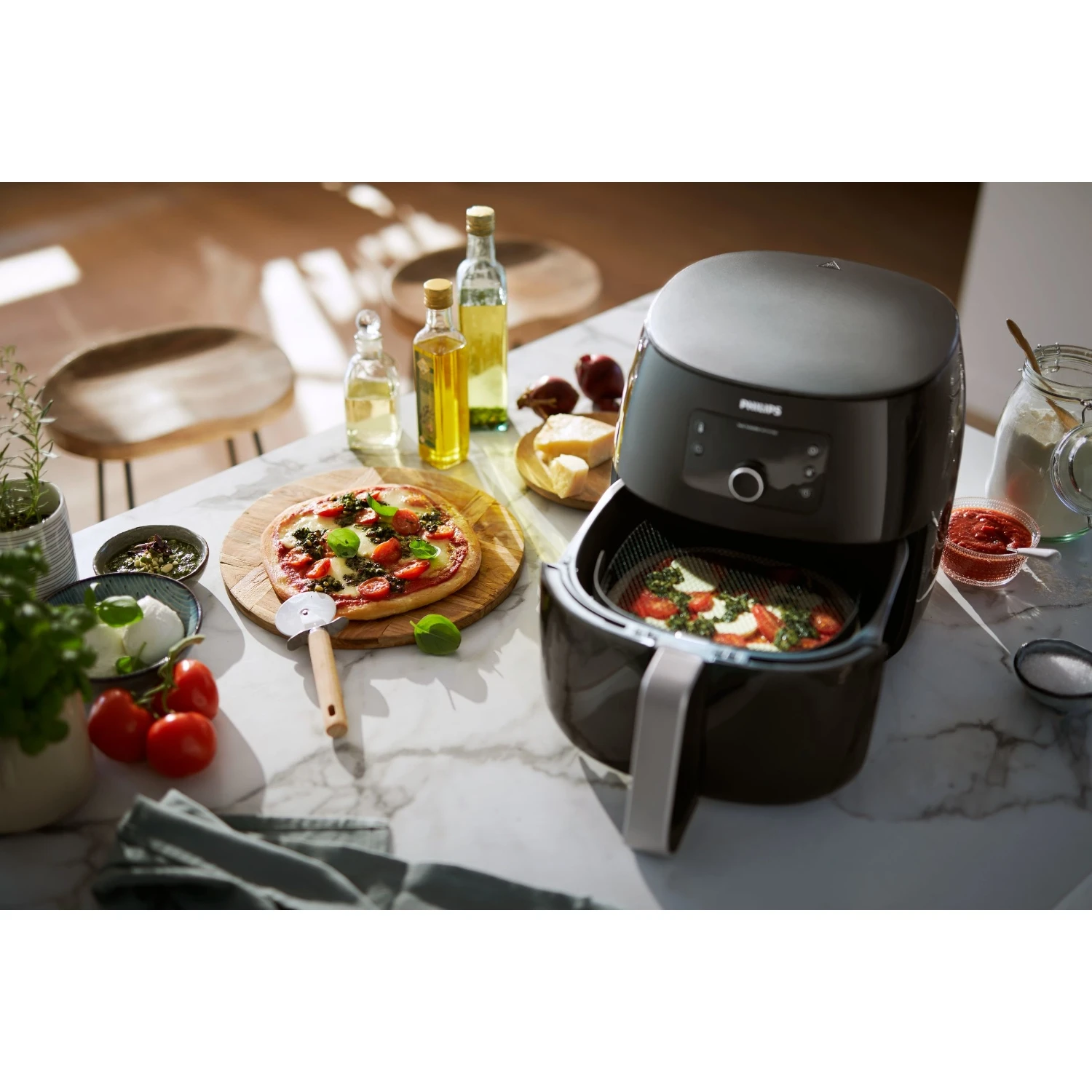 Philips Airfryer XXL Accessoire HD9953/00 Pizzabakplaat Accessoire-kit 8 Philips Airfryer XXL Accessoire HD9953/00 Pizzabakplaat Accessoire-kit - Afbeelding 8
