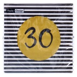 Servetten 30th Birthday 33x33 Cm