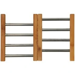 Onderzetter RVS Met Bamboe 21,5 X 22 Cm 10 Onderzetter RVS Met Bamboe 21,5 X 22 Cm -Home-Keuken 9bd82492973ec95fe7651d6985050300