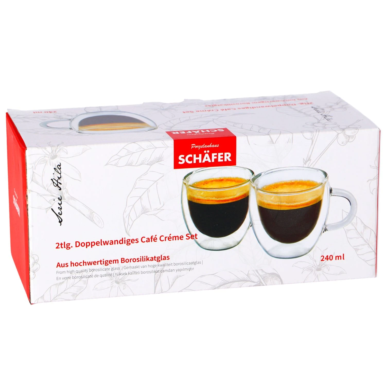 Mok Dubbelwandig 240ml Set Van 2 1 Mok Dubbelwandig 240ml Set Van 2