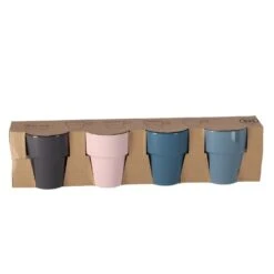 Mokken Set 4 Met Oor 180 Ml