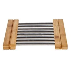 Onderzetter RVS Met Bamboe 21,5 X 22 Cm 13 Onderzetter RVS Met Bamboe 21,5 X 22 Cm -Home-Keuken c529bc830a459ef5dfa6194fb01062b1